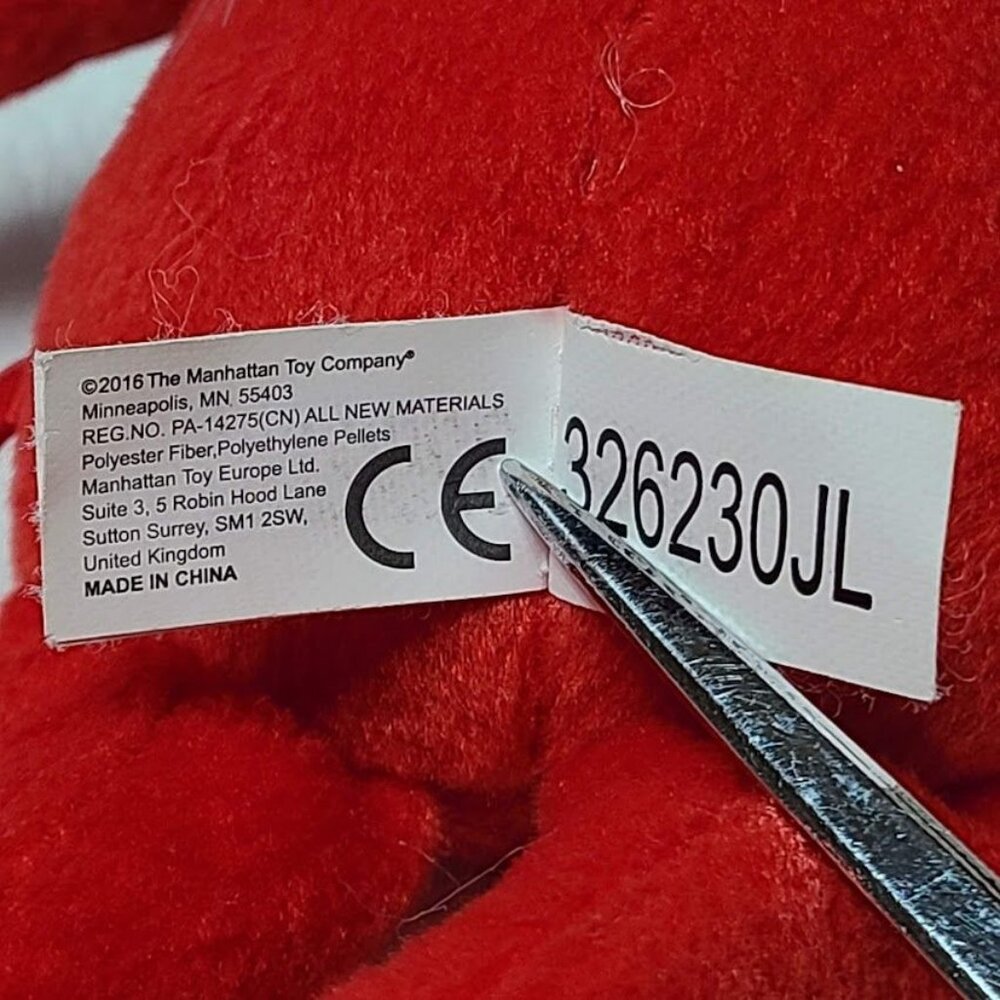 Dr Seuss Thing 1 & 2 Cat In The Hat 10" Plush Stuffed Dolls 2016 Manhattan Toy - Picture 9 of 12